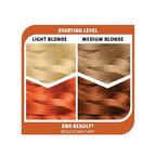 Splat Spicy Copper Semi Permanent Hair Dye Kit with Bleach, 1 Application, Includes Copper Orange Hair Dye, Oxide & Bleach Powder, Vegan & Cruelty Free Hair Color