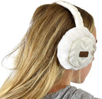 C.C Soft Winter Warm Adjustable Headband Ear Warmer Earmuffs