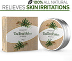 Chamuel Tea Tree Oil Balm – All Natural | Great Cream for Soothing Eczema, Cracked Foot, Rashes, Jock Itch, Bug Bites, Folliculitis, Acne, Itchy Skin, Psoriasis - Women & Men, 2.11 Ounce (Pack of 3)