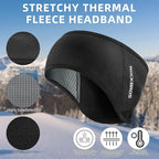 ROCKBROS Fleece Ear Warmers Earmuffs Headband Men Women for Running Skiing Cycling Warm Ear Cover for Winter Cold Weather