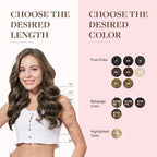 GOO GOO Clip in Hair Extensions Real Human Hair, Remy Human Hair Extensions Clip ins for Women, Natural Human Hair, 24inch 150g 9Pcs, #1B/6/1B Balayage Natural Black to Chestnut Brown