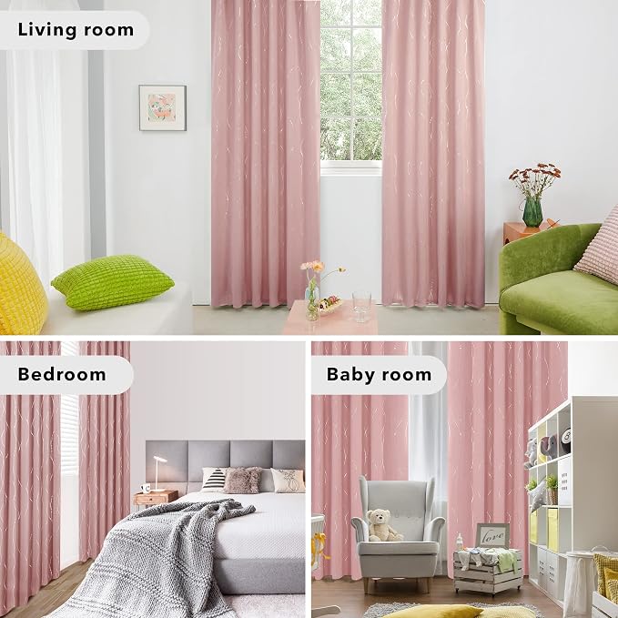 Deconovo Blackout Back Tab Curtains - Image 7