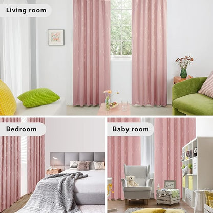Deconovo Blackout Back Tab Curtains - Image 7