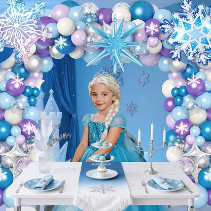 103pcs Winter Wonderland Balloon Garland Arch Kit - Image 5
