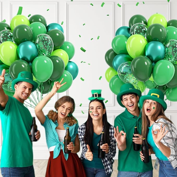 60pcs Green Balloons 12inch - Image 5