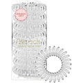 Kitsch Spiral Hair Ties for Women - Coil Hair Ties No Damage, No Crease, Secure Grip All Day Hair Coils, Stretchable and Waterproof | Ideal Gifts for Women - 8pcs (Clear/Transparent)