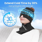 ONLYCARE Migraine Relief Cap and Neck Ice Pack Wrap Gel Set, Upgrade Headache Relief Cap and Shoulder Cold Pack, Hot and Cold Compress, FSA - HSA Eligible, Relief of Pain, Swelling, Office Pressure