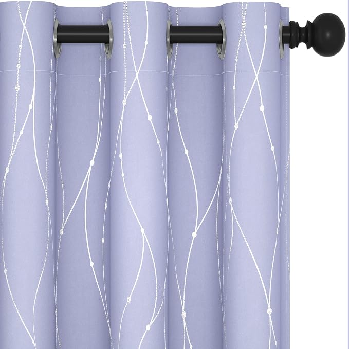 Deconovo Living Room Curtains 72 Inches Long, Thermal Insulated, Room Darkening by Unknown