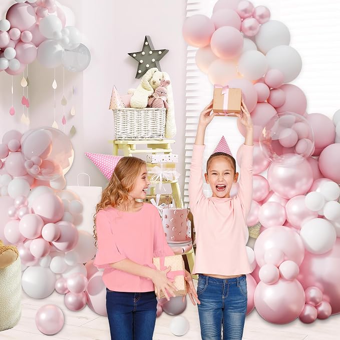 CROSSFINGERS Pink Balloon Arch Kit - Image 6