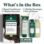 Herbatint Permanent Hair Dye For Women - 3N Dark Chestnut - For Up To 100% Gray Coverage of Resistant Gray Hair - Ammonia-Free, Alcohol-Free & Vegan - Salon Influenced Hair color 5.75 fl oz