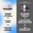 Just Color Hair Dye Spray | Semi-Permanent | 10-Minute Process | Custom Color Options | Carbon Grey Hair Dye | Leave in Conditioner | Ammonia & PPD Free | Lasts 8-12 Washes | Pack of 2