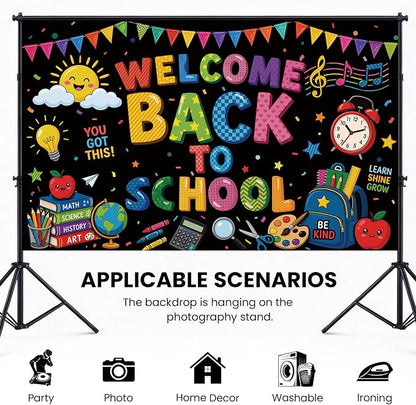 Welcome Back to School Backdrop - Image 4