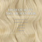 GOO GOO Clip in Hair Extensions Real Human Hair, Remy Human Hair Extensions Clip ins for Women, Natural Human Hair, 18inch 120g 7Pcs, #R7/60F