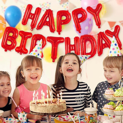 Happy Birthday Balloons Banner, Foil Balloon Personalized Name Letters Balloons - Image 6