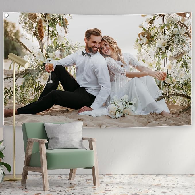Custom Photo Tapestry, Personalized Wall Decor | Made in USA, ships next - Image 3