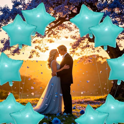MEETINGU 10PCS 18" Star Balloons Foil Balloons Foil Membrane Balloons Party & - Image 4