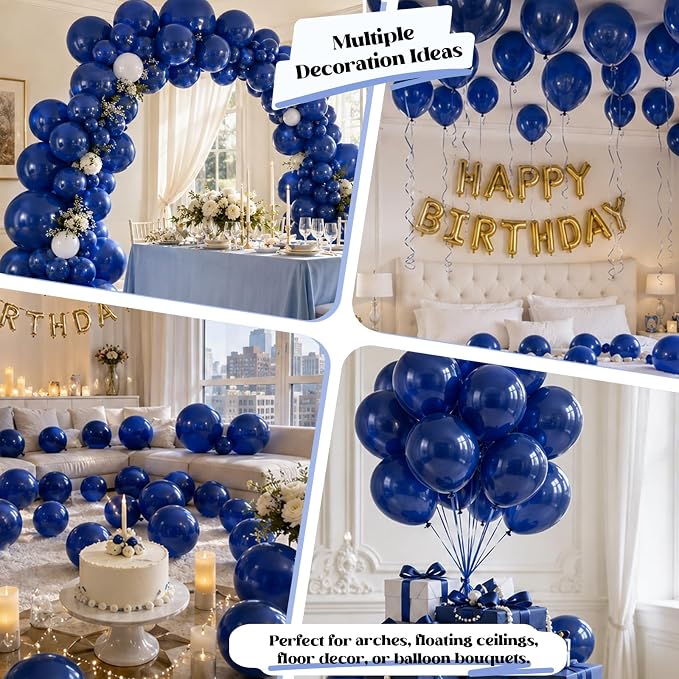 Navy Blue Balloons - Image 4