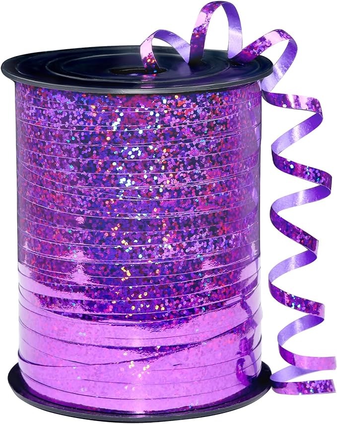Purple Curling Ribbon by OMISELIO