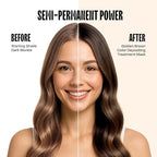 Overtone Semi Permanent Hair Color Conditioner, Golden Brown, 8 oz, Nourishing, Damage-Free, Color Depositing Mask for All Hair Types with Shea Butter & Coconut Oil, Vegan & Cruelty-Free