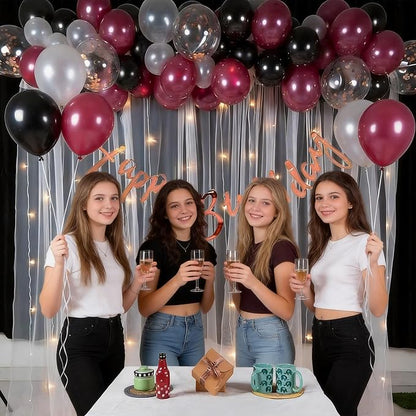 Burgundy Balloon Arch Kit - Image 7