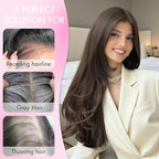 Isaic Hair Toppers for Women 24 Inch Synthetic Hair Pieces, 360° Clips In and Adjustable Bandage Layered Toppers, Toppers Hair Pieces Add Volume for Thinning Hair and Daily Use (Ombre Blonde)