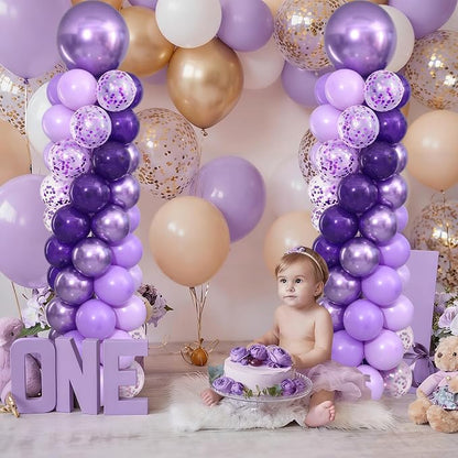 Purple Balloon Column Stand Kit Set of 2 - Image 7