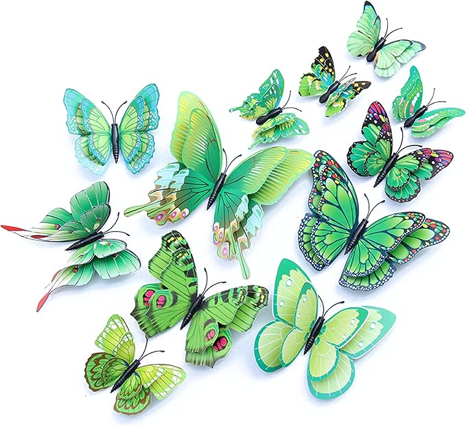 OPSEAM 3D Butterfly Wall Decor Butterfly Decorations Stickers by Opseam