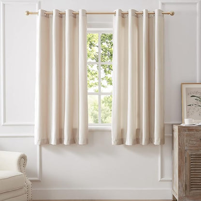 Luxury Cream Ivory Velvet Curtain Drapes by ModernShinyVelvetCurtains