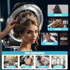 100W Professional Standing Hair Dryer,3 in 1 Salon Spa Orbiting Infrared Heating Hair Dryer Color Processor Hair Care for Home & Hair Salons, Adjustable Height 4.5-5.9ft, 110V (1000W)