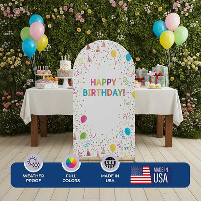 DC Custom Arch Backdrop Cover, Double Sided Custom Arch Covers Made in USA | - Image 3