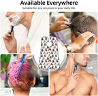 Beard Shaving Cape with Suction Cups, Animal Wild Horse Painting Shave Bib, Non-Stick Waterproof Hair Catcher, Grooming Bib for Men Husband