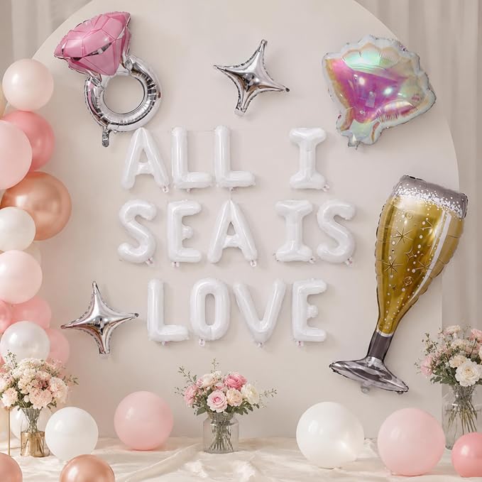 All I Sea Is Love Balloon Banner Kit - Image 3