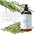 Laritelle Silk Velvet Organic Hair Loss Prevention Shampoo – 17.5 oz – Rosemary, Lavender & Rice Protein Botanical Clean Formula – Made in California