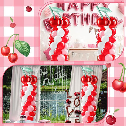 Kasyat 2 Set Cherry Balloon Column Stand Kit - Image 6