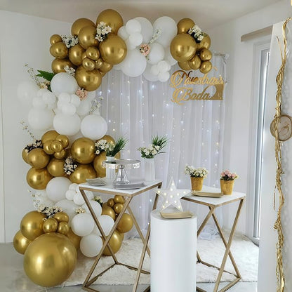Metallic Gold Balloons Set - Image 8