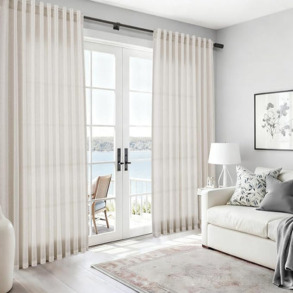 Pearl White Curtains 90 Inches Long - Image 6