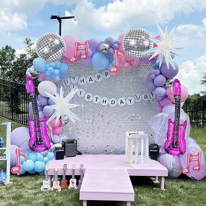 10pcs Music Party Foil Balloons Set - Image 4