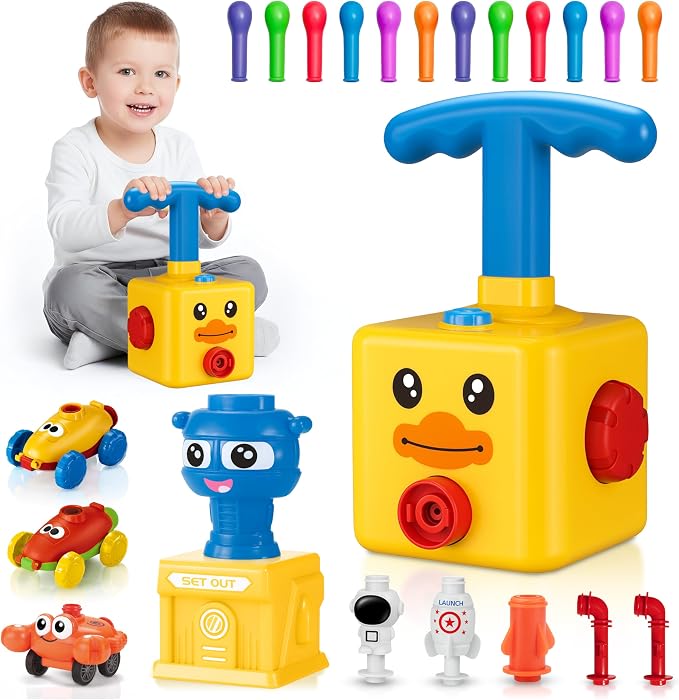 Toddler Toys Balloon Pump Stomp Rocket by PHATOSIOPETS
