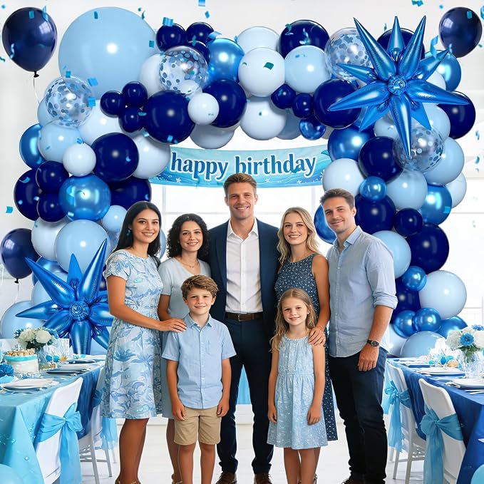 KARLURE Blue Balloon Arch Kit Garland - Image 5