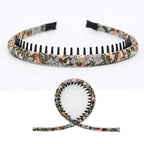 Fashion Hair Accessories Teeth Comb Hair Hoop Bands Soft Comfy Non-slip Headbands for Women (4 colors)