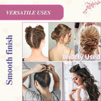 Set of 100 premium U-shaped hair pins, measuring 6cm/2.4 inches, perfect for women, girls, and hairdressers. with a clear storage box and is suitable for all hair types(Black) (100 Pins)