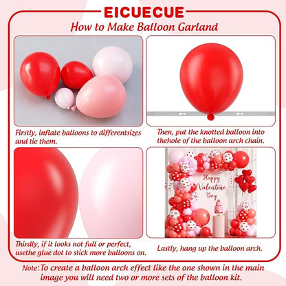 Valentines Day Balloons Garland Arch Kit - Image 3