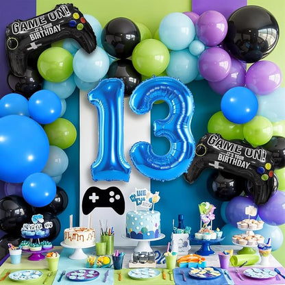 13th Video Game Balloons Arch, 13th Game Party Balloons Garland Kit 13th - Image 4