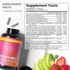 Primal Harvest Hair Growth Vitamins, Hair Growth for Women & Men - 60 Hair Growth Pills, Natural Hair Thickening Products for w/Biotin & Zinc - Hair Supplement, Regrowth Hair Vitamins