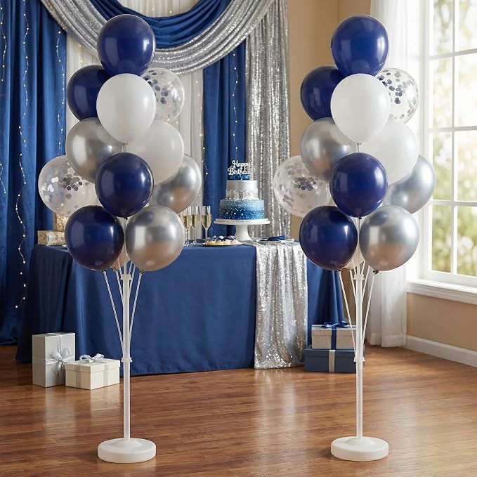 Blue Balloon Column Kit Set of 2 - Image 7