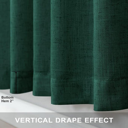 Dark Green Curtains 96 Inches Long - Image 7