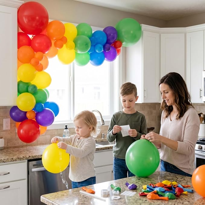 Jenlion 154pcs Balloon Garland Arch Kit, Different Sizes 18 12 10 5 Inch - Image 6