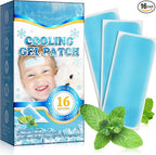 16 Sheets Fever Patches for Kids - Hot Weather Cooling Gel Patches for Adults - Headache Patches - Forehead Fever Cool Pads
