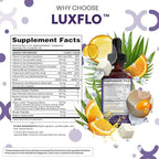 Liquid Biotin & Collagen Keratin Hyaluronic Acid Saw Palmetto Drops Vitamins for Hair Growth Support Silica Vitamin A C D Bamboo Turmeric Zinc Folate Magnesium Horsetail LuxFlo by Clean Nutra