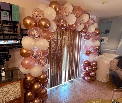 Rose Gold Balloons Arch Kit - Image 4